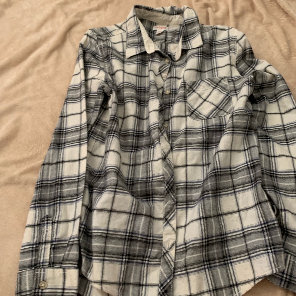 Cat & Jack Youth girls plaid, long-sleeve